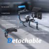 Neewer Shoulder Rig Kit for DSLR Cameras and Camcorders, Movie Video Film Making System with Matte Box, Follow Focus, C-Shaped Bracket, 15mm Rods, Handgrip, 1/4” & 3/8” Threads (Blue + Black) - Image 2