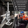 DQZE Full Metal Labor Saving Arm Jack, 11.8-inch Portable Furniture Jacks, Load-Bearing 880 lb, Two-Speed Descent Mod, Arm Tool Lift for Installing Cabinets, Doors, Windows, Furniture, Etc. - Image 2