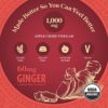 Chimes Apple Cider Vinegar Gummies + Ginger — Organic ACV Gummies (USA Made, 1,000mg & 60mg Ginger per 2-Gummies) ACV w/Mother Ginger Gummies, Weight Loss, Detox, & Cleanse - 60 Count - Image 7