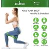 Exercise Bands,IWJSEA 12inch Stretch Bands for Exercise Women Workout Bands for Home Gym Yoga Strength Training 100% Natural Latex Resistance Loops Set of 5 - Image 3