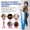 Resistance Bands Set, Ankle Resistance Bands with Cuffs, Exercise Bands for Physical Therapy, Strength Training, Yoga, Pilates, Stretching, Kickbacks Hip Gluteus Training Exercises - Image 2