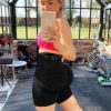 Scrunch Butt Lifting Seamless Shorts for Women High Waist Tummy Control Workout Biker Shorts Ruched Booty Lifting Leggings - Image 2