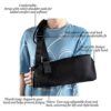 Arm Sling Shoulder Immobilizer Medical Support Strap for Rotator Cuff & Shoulder Injury, Breathable, Adjustable Shoulder Strap, Left and Right Arm, Men and Women(Size L) - Image 2