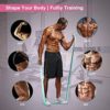 Resistance Bands Exercise Workout Bands Set for Women and Men, 5 Pcs Fitness Bands, Gym Stretch Bands with Instruction Guide and Carry Bag - Image 4