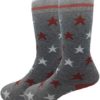 Yzjcafriz Boys' Soft Stars and Snow Stocking Youth Pattern Knee High Cotton Socks 8 Pairs - Image 5