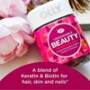 OLLY Undeniable Beauty Gummy, For Hair, Skin, Nails, Biotin, Vitamin C, Keratin, Chewable Supplement, Grapefruit, 30 Day Supply - 60 Count - Image 2