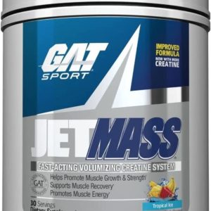 GAT Sport JetMass Fast-Acting Volumizing Creatine System, Tropical Ice, 30 Servings