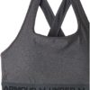 Under Armour Women's Crossback Mid-Impact Heather Sports Bra - Image 4