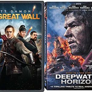 Offshore oil rig & An Elite force Double Feature Deepwater Horizon + Great Wall Action Movie DVD 2 Movie Set