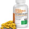 Bronson Super B Vitamin B Complex Sustained Slow Release (Vitamin B1, B2, B3, B6, B9 - Folic Acid, B12) Contains All B Vitamins 100 Tablets - Image 5
