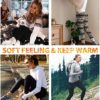 NexiEpoch Fleece Lined Leggings Women - High Waisted Winter Yoga Pants Tummy Control Soft Thermal Warm for Hiking Workout - Image 3