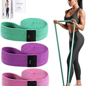 Resistance Bands Exercise Workout Bands Set for Women and Men, 5 Pcs Fitness Bands, Gym Stretch Bands with Instruction Guide and Carry Bag