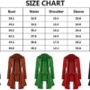 Women’s Renaissance Steampunk Jacket, Medieval Halloween Costumes Gothic Victorian Pirate Vampire Tailcoat Vintage Frock Coat - Image 6