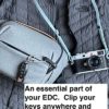 Titanium Carabiner Keychain. Ultra Light Weight EDC. Ti Key Ring Included. LITHE GOODS - Image 3