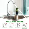 Swivel Faucet to Hose Adapter with Aerator, Sink Hose Attachment for Faucet to Garden Hose 3/4 Inches, 15/16 Male Thread or 55/64-27UNS Female Thread to Faucet, Solid Brass, Chrome - Image 7