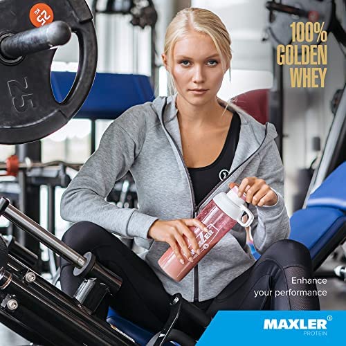 Maxler 100% Golden Whey Protein - 24g of Premium Whey Protein Powder per Serving - Pre, Post & Intra Workout - Fast-Absorbing Whey Hydrolysate, Isolate & Concentrate Blend - Blueberry Muffin 2 lbs - Image 5