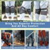 Professional Knee Pads for Work Construction Gardening – Heavy Duty Non-Slip Shell Knee Protector – Thick Foam & Gel Cushion & Adjustable Straps – Fit Men and Women… - Image 5