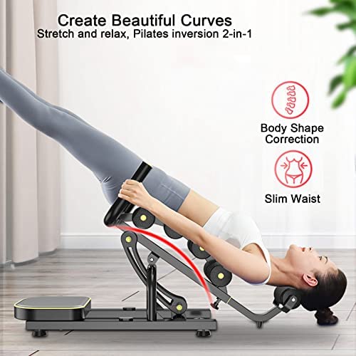 GeeJery Pilates Spine Corrector Supporters - 2 in 1 Headstand Bench Yoga Chair for Inversions and Relaxation - Pilates Arc Equipment for Spine Health, Balance and Stretching - Image 3