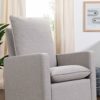 Babyletto Cali Pillowback Swivel Glider in Performance Grey Eco-Weave, Water Repellent & Stain Resistant, Greenguard Gold and CertiPUR-US Certified - Image 10
