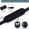 HANAMO Rifle Sling 2Point Sling Quick Adjust with QD Sling Swivels, 2 PCS QD Sling Mount for Mlok Rail, Two Point Sling Gun Sling Strap with Fast Adjust Loop Quick Release Sling Attachment - Image 4
