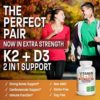Bronson Vitamin K2 (MK7) with D3 Extra Strength Supplement Bone Health Non-GMO Formula 10,000 IU Vitamin D3 & 120 mcg Vitamin K2 MK-7 Easy to Swallow Vitamin D & K, 120 Capsules - Image 3