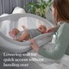 Halo BassiNest Swivel Sleeper 3.0, Baby Bassinet, Grey - Image 3