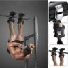 Estink Hanging Pull Up Boots,1 Pair Black Anti Gravity Inversion Hang Up Boots Therapy Gym Fitness Physio Hang Spine Posture with Comfortable Foam Padding and Safe Locking Clips - Image 6