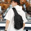 JUMO CYLY Water-Resistant Sling Bag for Men, USB Crossbody Backpack Casual Mens Shoulder Bag - Image 6