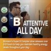 Bronson Super B Vitamin B Complex Sustained Slow Release (Vitamin B1, B2, B3, B6, B9 - Folic Acid, B12) Contains All B Vitamins 100 Tablets - Image 4