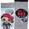 L.O.L. Surprise! girls Lol Surprise! 2 Pack Knee High Socks, Grey Stripe, Shoe Size 3-8 US - Image 3