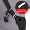 OSOCE Sling Bag Chest Backpack Casual Daypack Black Shoulder Crossbody Lightweight Anti Theft Outdoor Sport Travel Hiking Bag For Men Women - Image 7