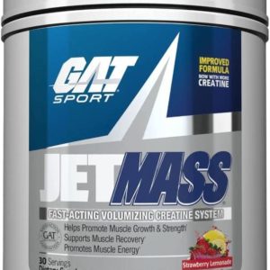 GAT Sport JetMass Fact-Acting Volumizing Creatine System, 30 Servings (Strawberry Lemonade)