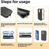 AIRCS Compatible with iPhone 14 Pro Case with Screen Protector, Heavy Duty Military Grade Shockproof Full Body Protective Kickstand Cover with Swivel Belt Clip for iPhone 14 Pro 6.1 inch - Image 6