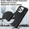 AIRCS Compatible with iPhone 14 Pro Case with Screen Protector, Heavy Duty Military Grade Shockproof Full Body Protective Kickstand Cover with Swivel Belt Clip for iPhone 14 Pro 6.1 inch - Image 3