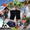 RYBTB Volleyball Knee Pads for Dancers, Soft Breathable Knee Pads for Men Women Kids Knees Protective, Knee Brace for Volleyball Football Dance Yoga Tennis Running Cycling Workout Climbing (M, Black) - Image 6