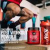 BSN CELLMASS 2.0 Post Workout Recovery with BCAA, Creatine, & Glutamine - Keto Friendly - Blue Raz, (25 Servings) - Image 4