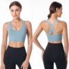 WINIWEY 4 Pack Womens Sports Bra Cross Back Bra Workout Strappy Bra Active Fitness Yoga Bras - Image 5