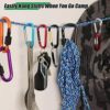 Gisdanchz 2.28inch D Carabiner, Non Locking, Quickdraw Easy Use Aluminum Key Carabiner Clip for Outdoor Activites - Image 4