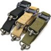 SABADO 2 Point Rifle Sling with QD Quick Disconnect Sling Swivels, Quick Detatch D-Ring, Push Button Sling Attachment Rifle Strap Adjustable, Butt Stock Sling with Fast Adjust Thumb Loop (Khaki) - Image 7