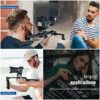 Neewer Universal Camera Shoulder Mount, Aluminum Alloy Camera Shoulder Rig, Video Filmmaking System with Movable Shoulder Pad, 15mm Rod, 1/4" 3/8" QR Plate for DSLR Mirrorless Camera Camcorder - ST34 - Image 8