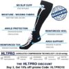 HLTPRO 4 Pairs Compression Socks for Women & Men - Best Support for Medical, Circulation, Nurses, Running, Travel - Image 4