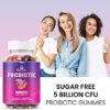 BeLive Probiotic Gummies - Probiotics with 5 Billion CFUs for Digestive Health, Men, Women & Kids - for Immune Support, Sugar Free & Vegan | 60 Ct – Blueberry, Strawberry & Orange - Image 4