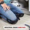 NORTHMON SAFETY Professional Knee Pads for Work; Construction, Plumbing, Carpenter Gardening, Knee Pads for Men and Women with Thick Gel Cushion, Strong & Heavy Duty Industrial Tactical Knee Pads - Image 7