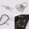 SeadeSky Mini Hanging Buckle, Pack of 20Pcs Metal Spring Backpack Clasps Carabiners Hook EDC Keychain Fishing Camping Bottle Hooks Paracord Tactical Survival Gear - Image 7
