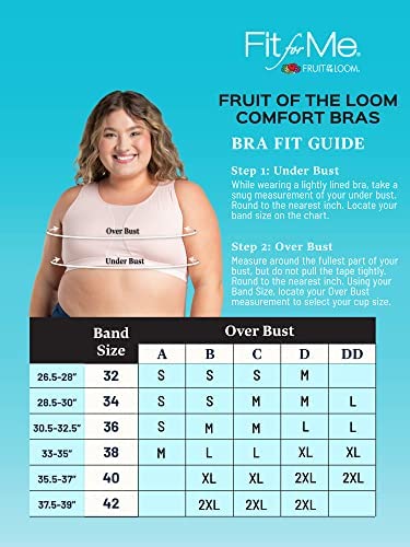 Fruit of the Loom Women's Comfort Bras and Tank Tops (S-6XL) - Image 5