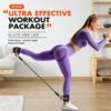 Resistance Bands Set, Ankle Resistance Bands with Cuffs, Exercise Bands for Physical Therapy, Strength Training, Yoga, Pilates, Stretching, Kickbacks Hip Gluteus Training Exercises - Image 3
