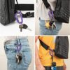 Heavy Duty Carabiner Clips 12KN Aluminum D Ring Double Locking Caribeaner Hooks - Image 9