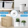 20PCS Self Adhesive Caster Wheels Mini Swivel Wheels Stainless Steel Paste Universal Wheel 360 Degree Rotation Sticky Pulley for Bins Bottom Storage Box Furniture Trash Can - Image 3