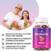 BeLive Probiotic Gummies - Probiotics with 5 Billion CFUs for Digestive Health, Men, Women & Kids - for Immune Support, Sugar Free & Vegan | 60 Ct – Blueberry, Strawberry & Orange - Image 3
