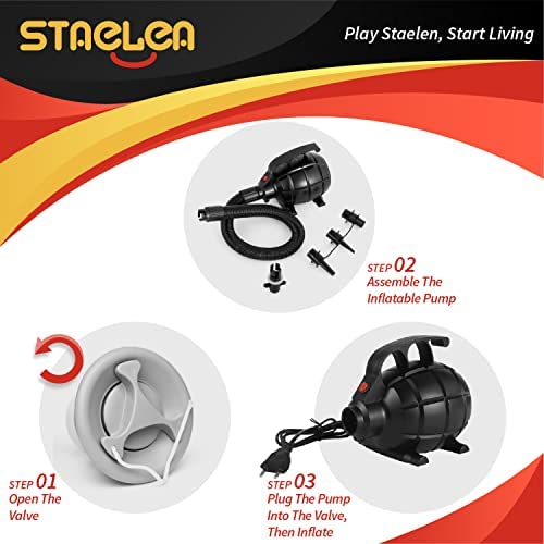 Inflate 10 Feet Training Tumbling Mat,The 4-Inch Thick Inflatable Yoga Mat For The Home,For Family/Training/Cheerleading/Yoga/Water Sports - Image 6